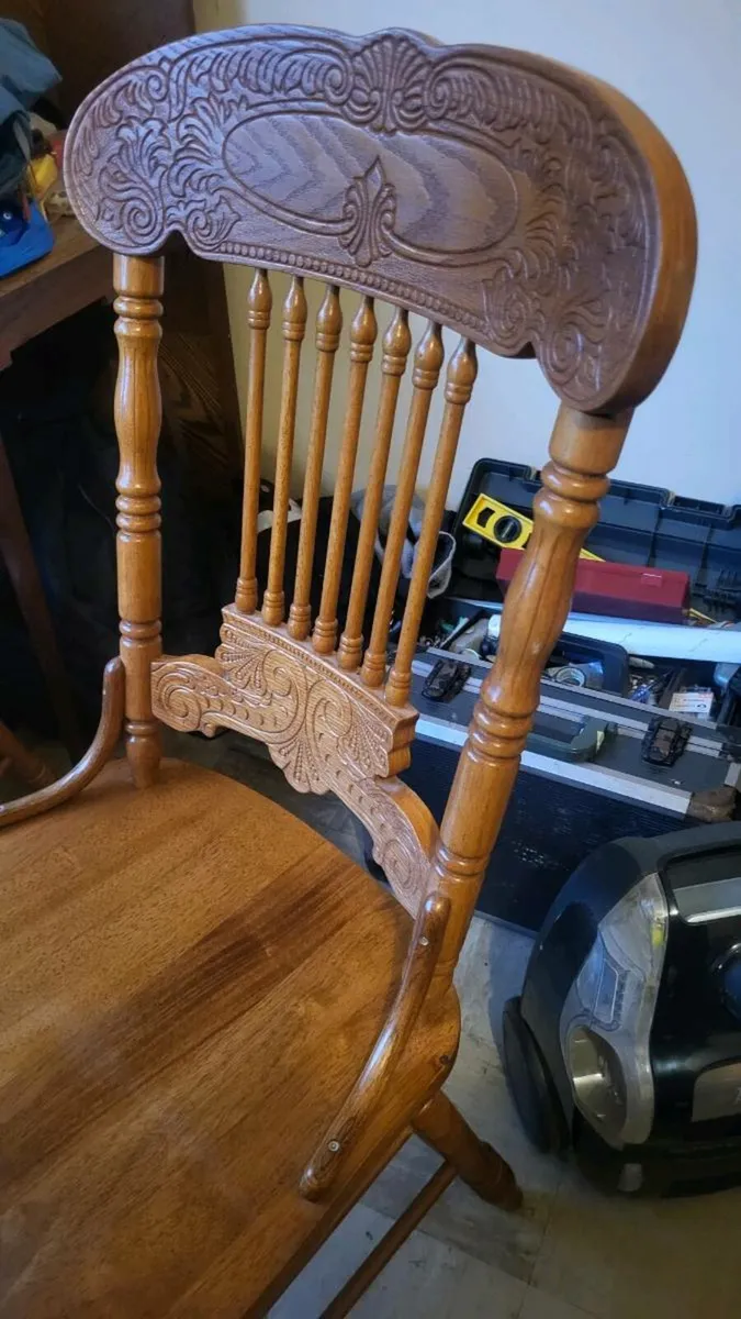 EXTENDABLE VINTAGE DINING TABLE - Image 4