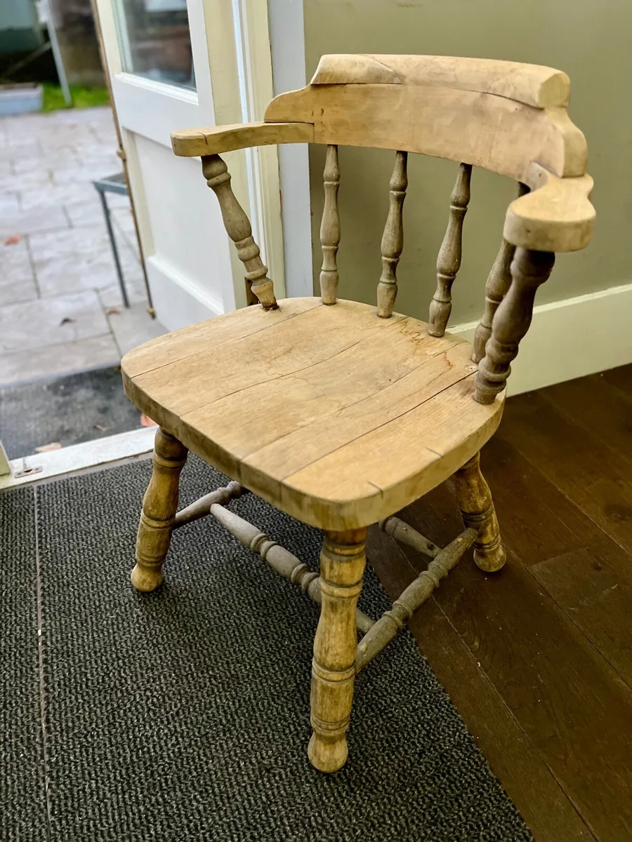 Wooden Captain Chairs - Image 1