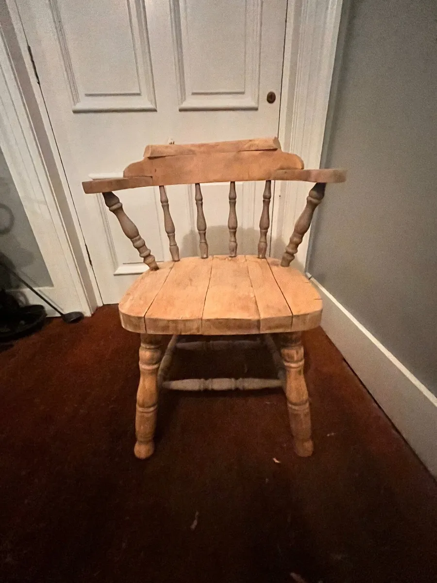 Wooden Captain Chairs - Image 2