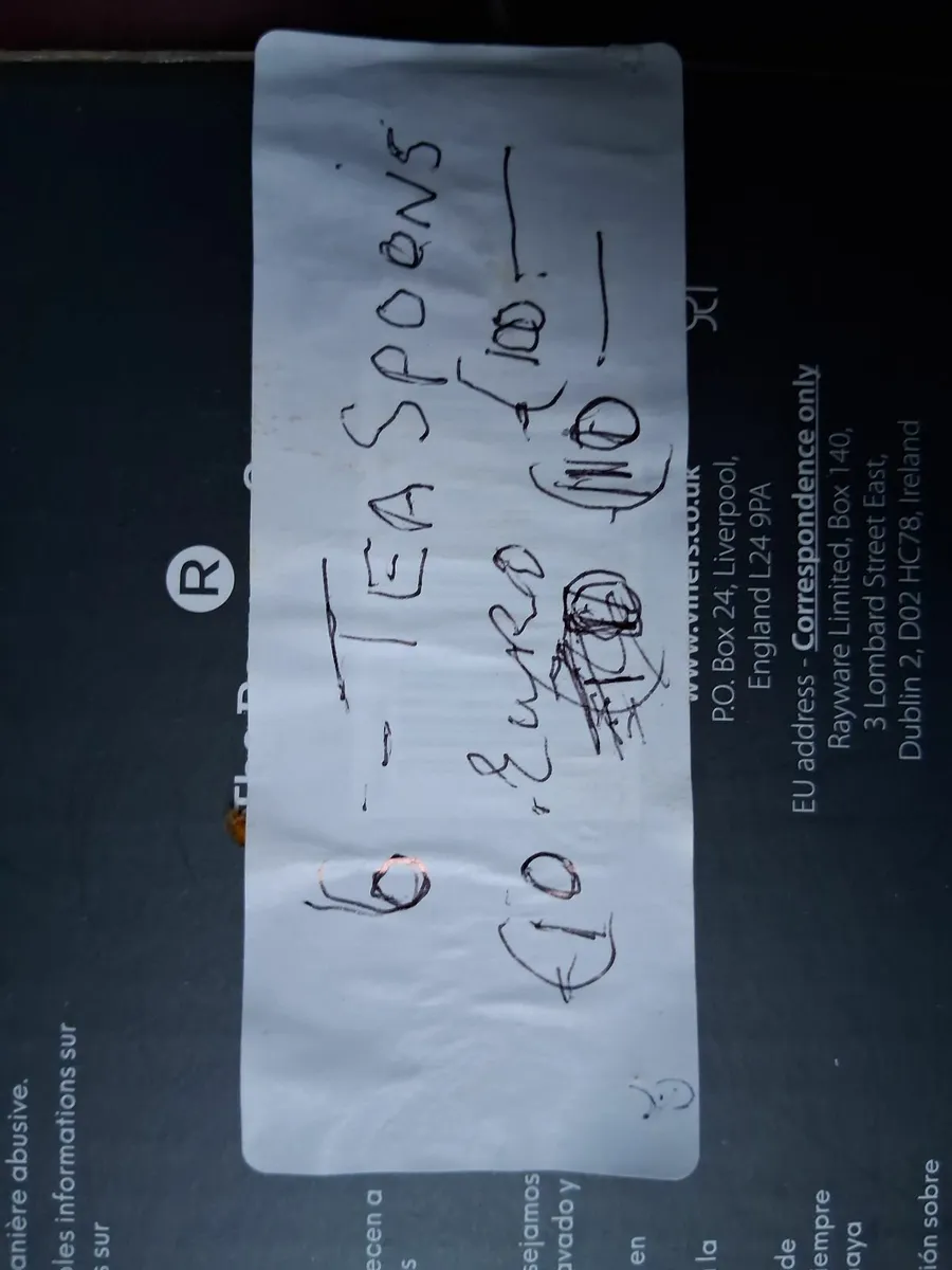 Boxed set of Teaspoons - Image 2