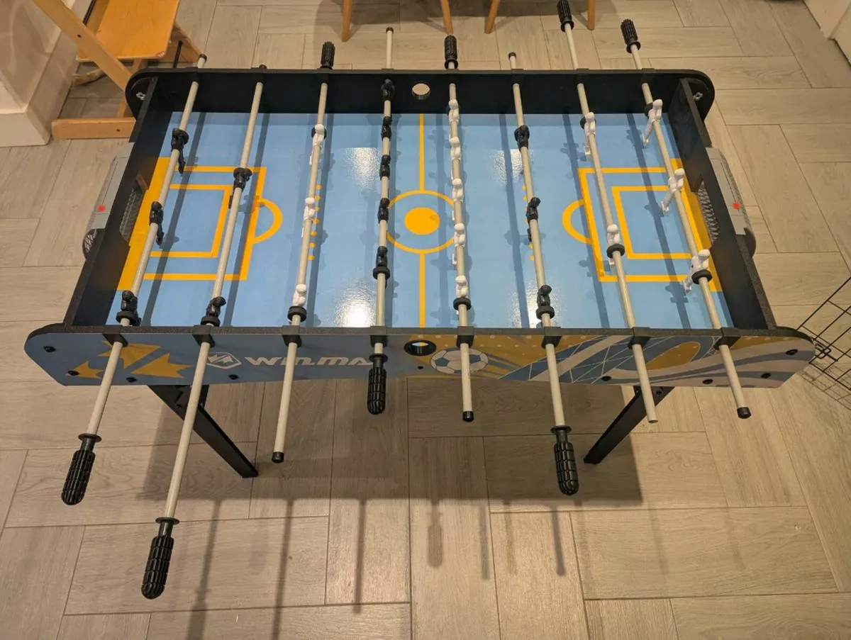 Folding Football Foosball Game Table - Image 2