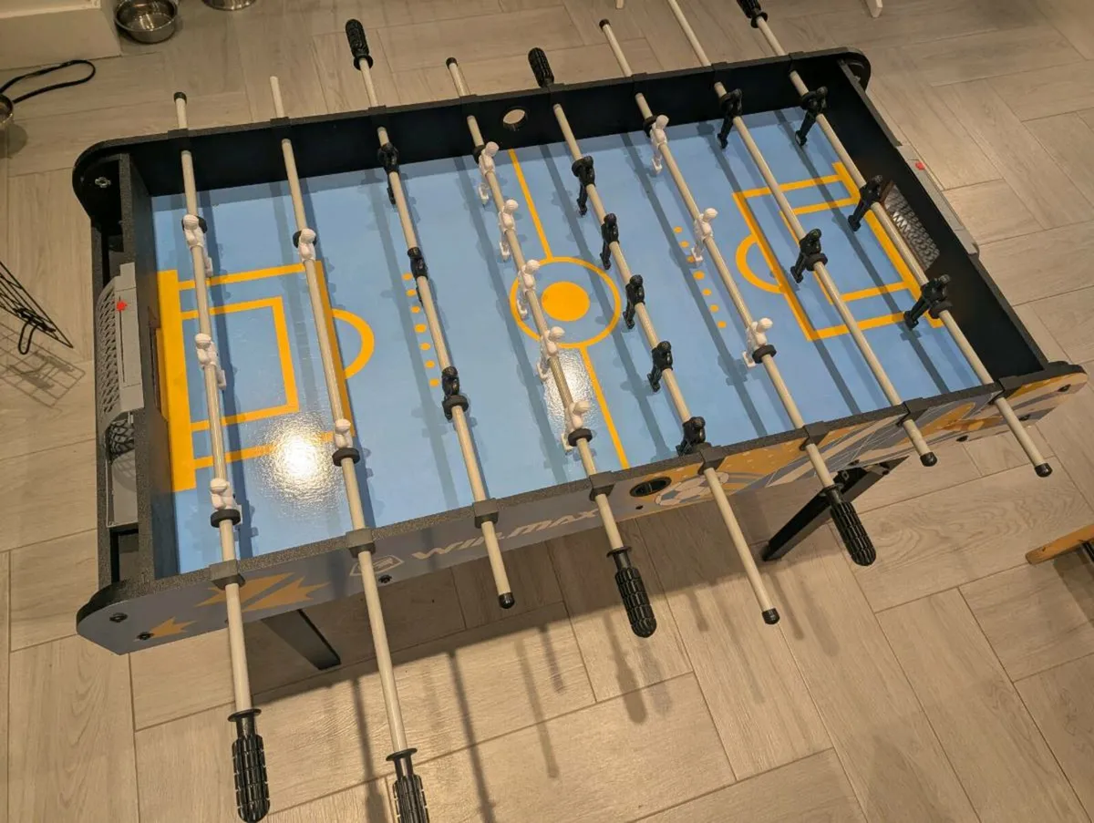 Folding Football Foosball Game Table - Image 3