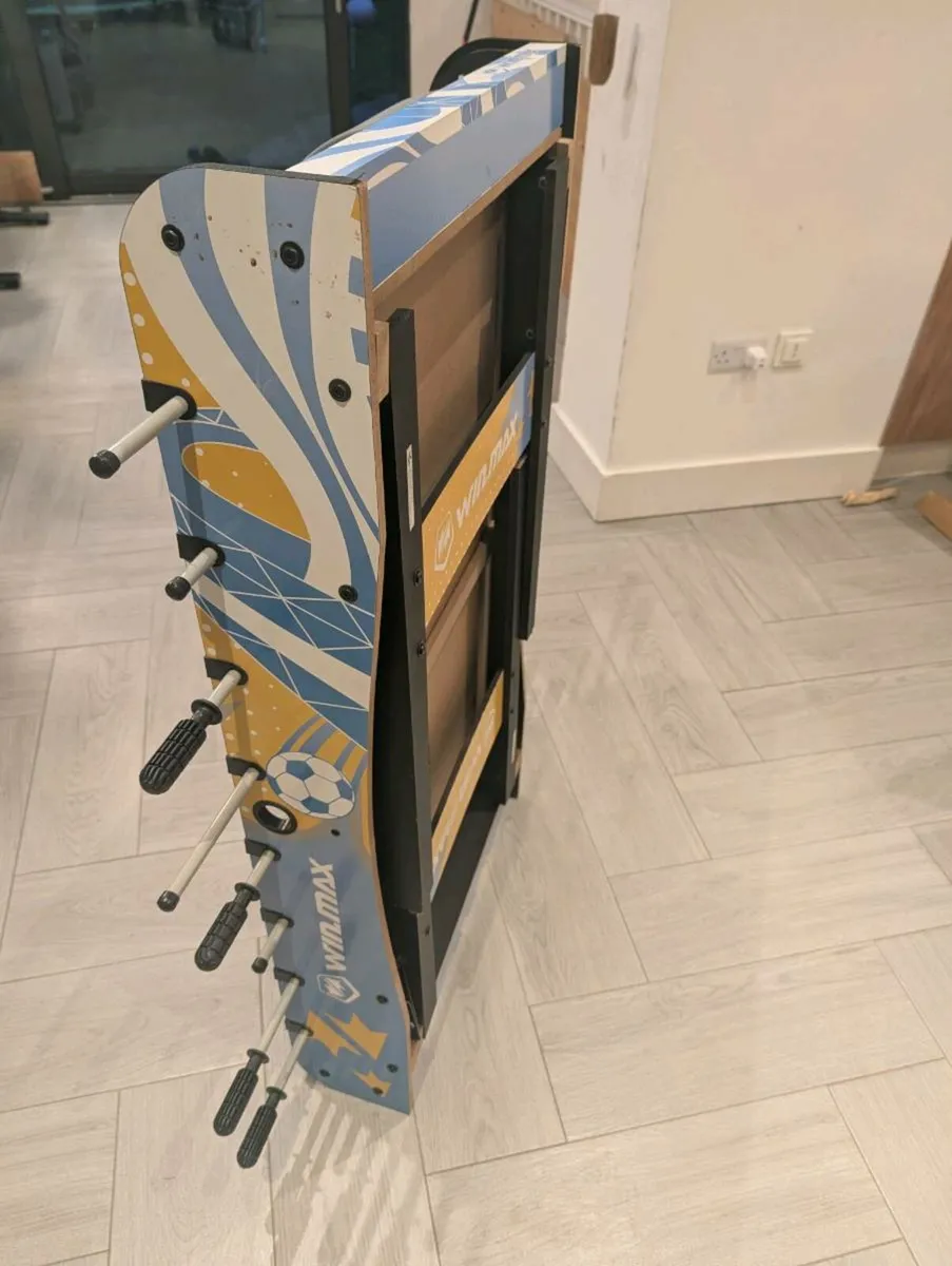 Folding Football Foosball Game Table - Image 4