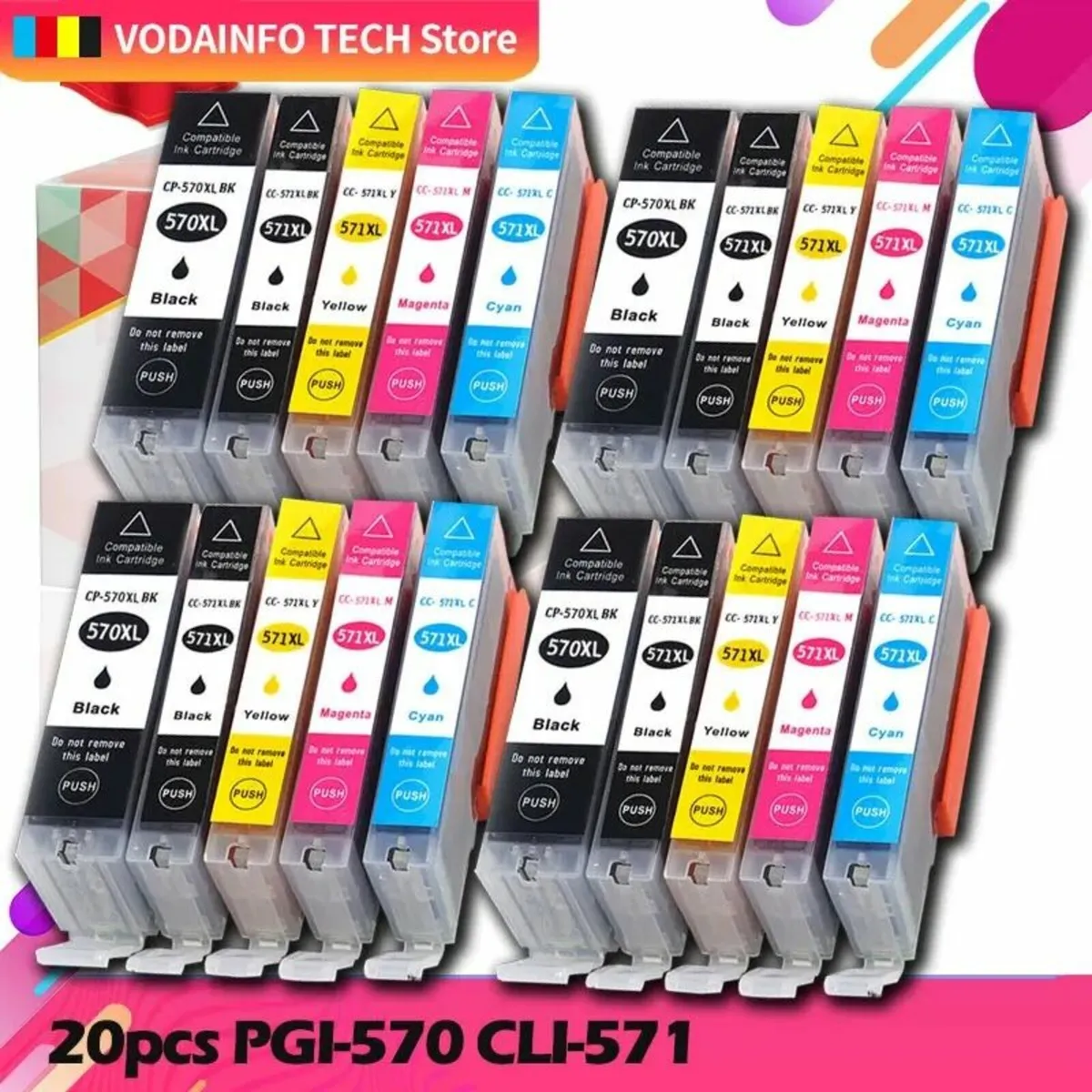 ink cartridge compatible with canon pixma 10 e eac - Image 3