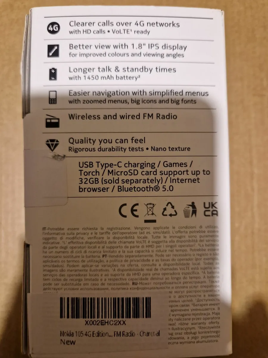 NEW AND SEALED Nokia 105 4G MobilePhone - Image 4