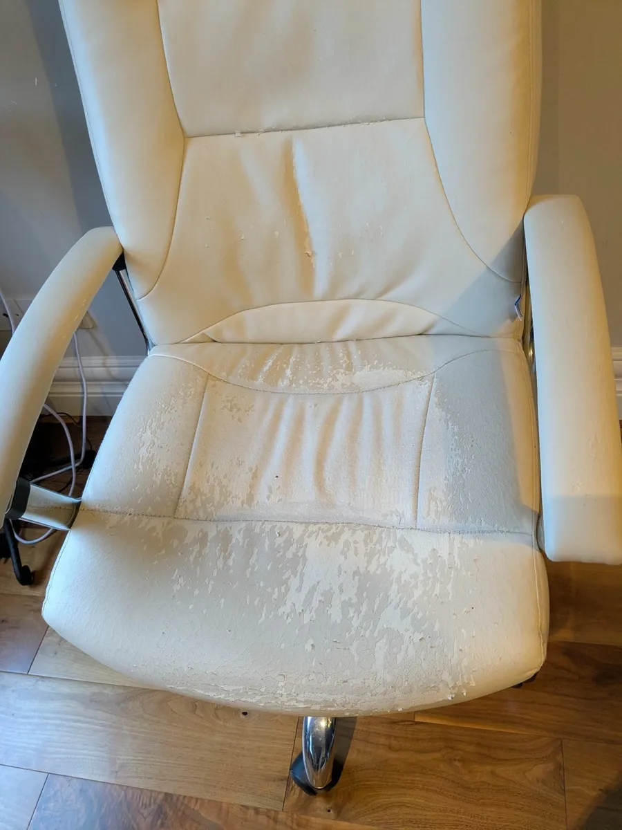 Executive Computer Chair Cream - Image 2