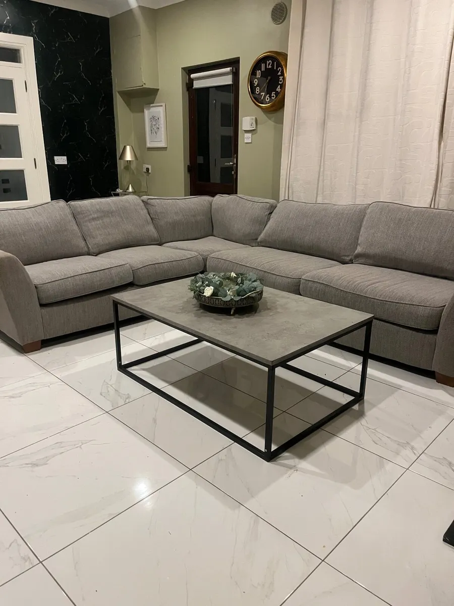 Corner sofa  grey - Image 1