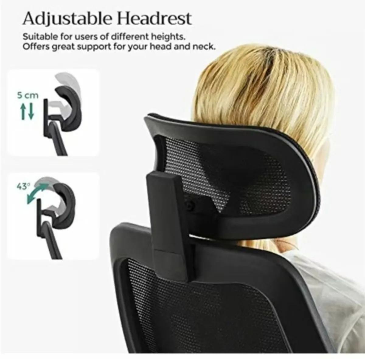 Black Office Chair - Image 2