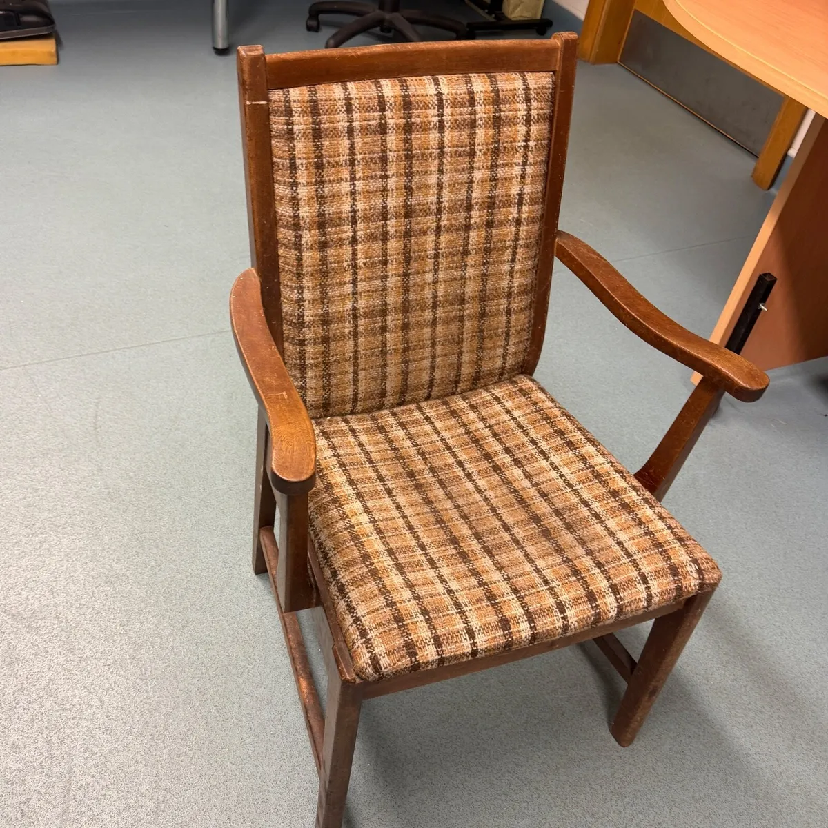Retro Armchair and wee Table - Image 1