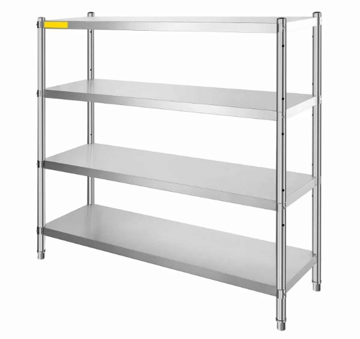 4-Tier Stainless Steel Storage Shelf Heavy Duty - Image 3