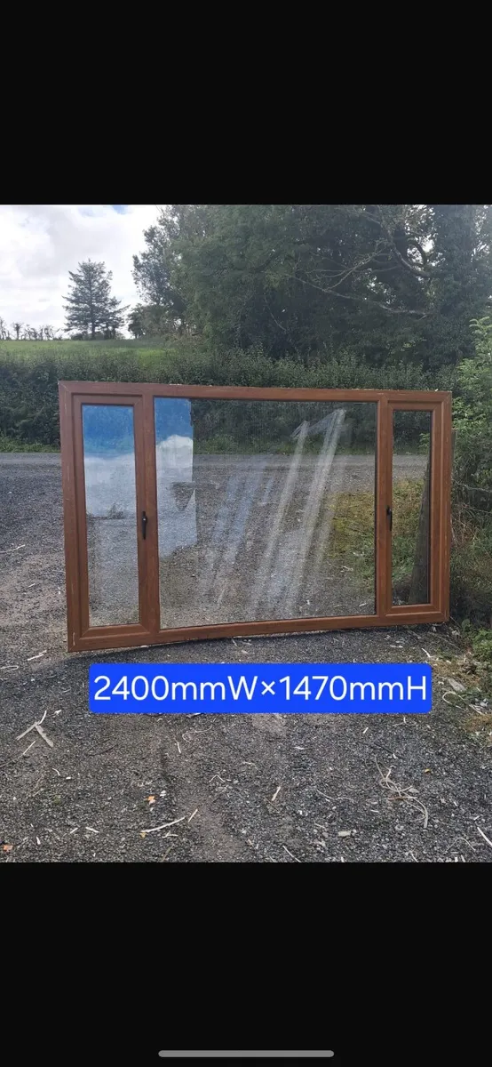 Double glazed pvc window