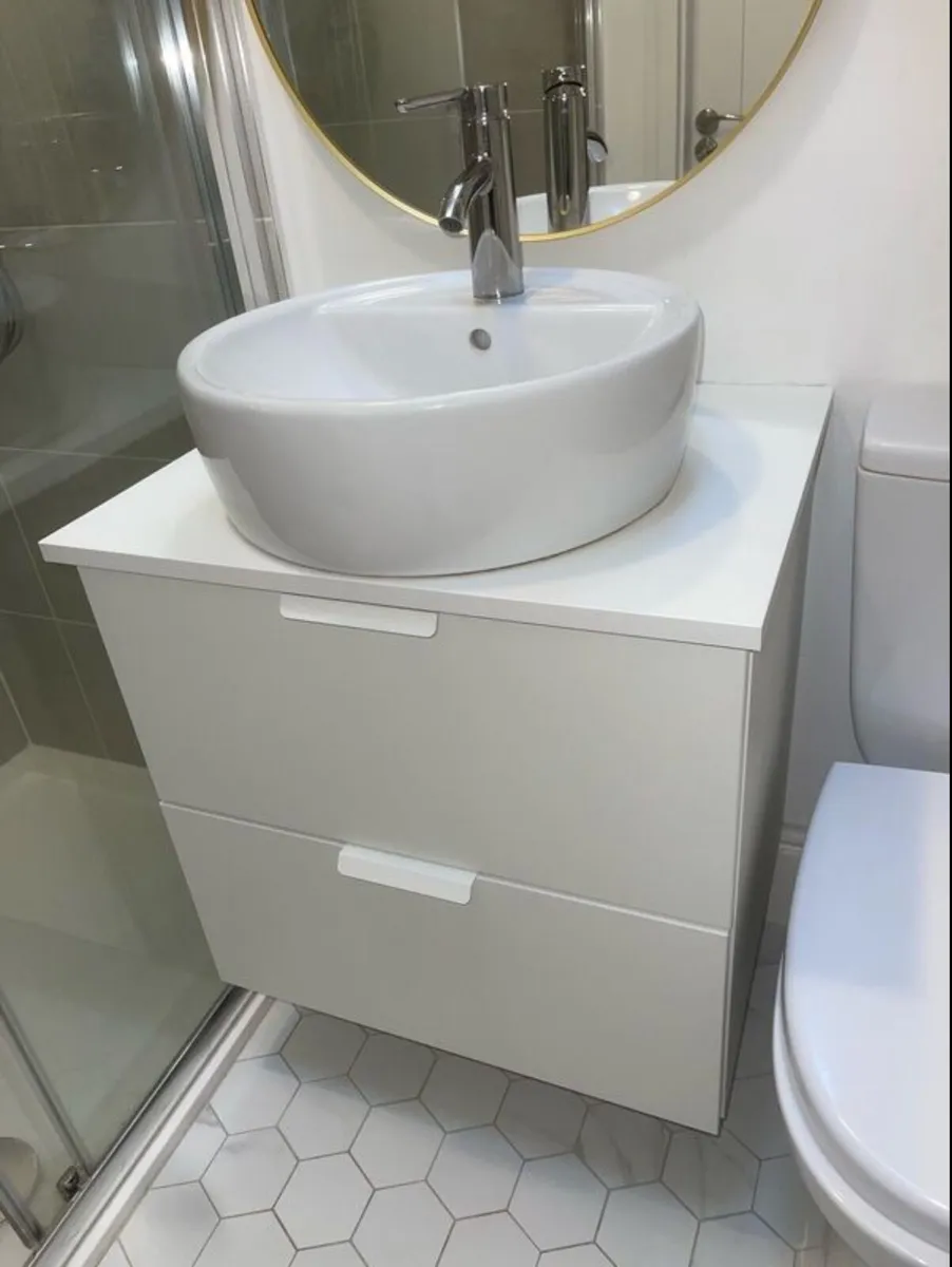 Two Bathroom Vanity Units - Image 1