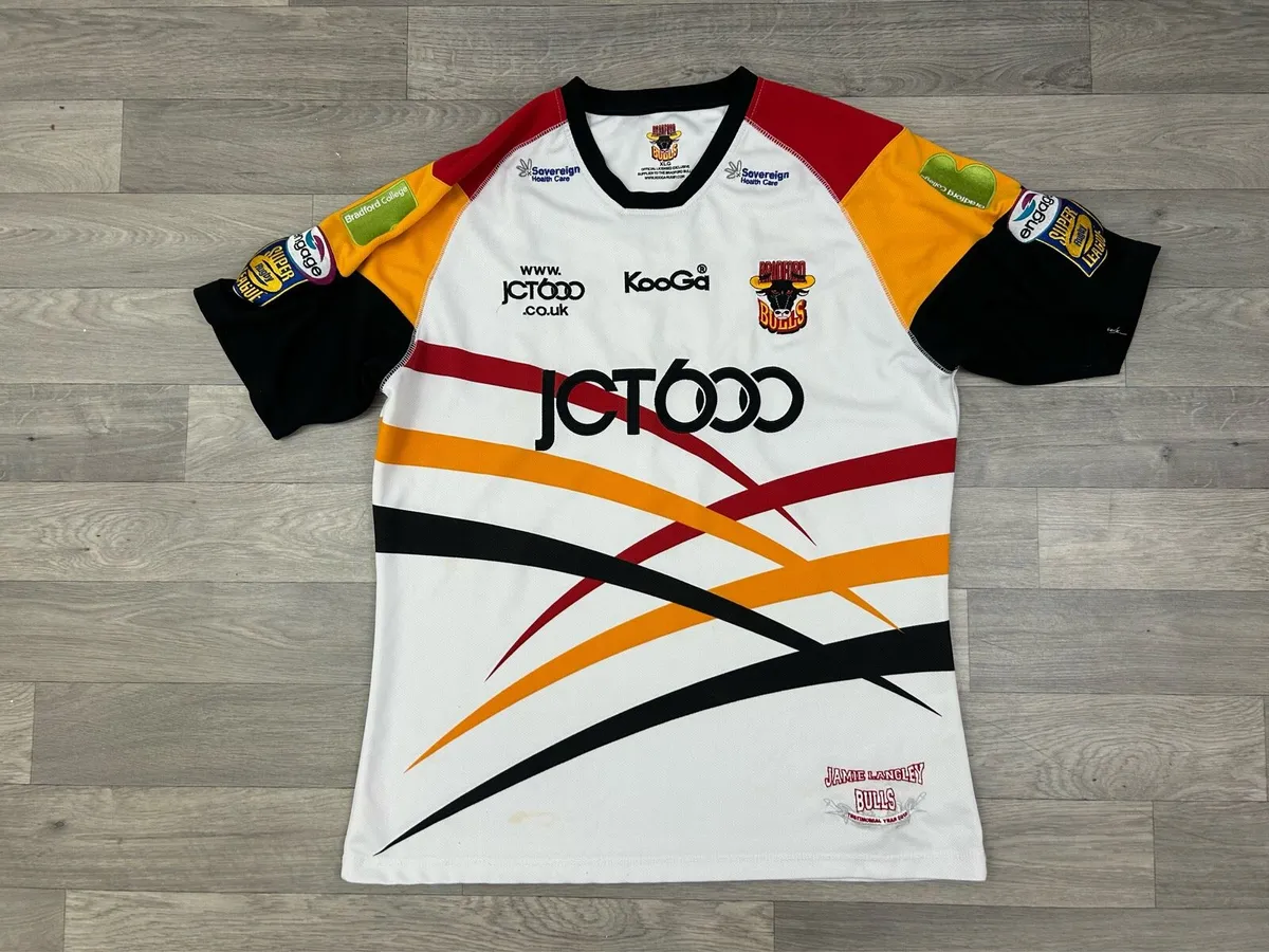 KooGa Bradford Bulls Testimonial Rugby Jersey XL - Image 1