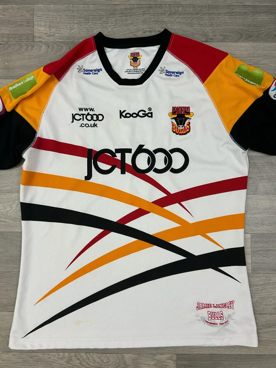 KooGa Bradford Bulls Testimonial Rugby Jersey XL - Image 2