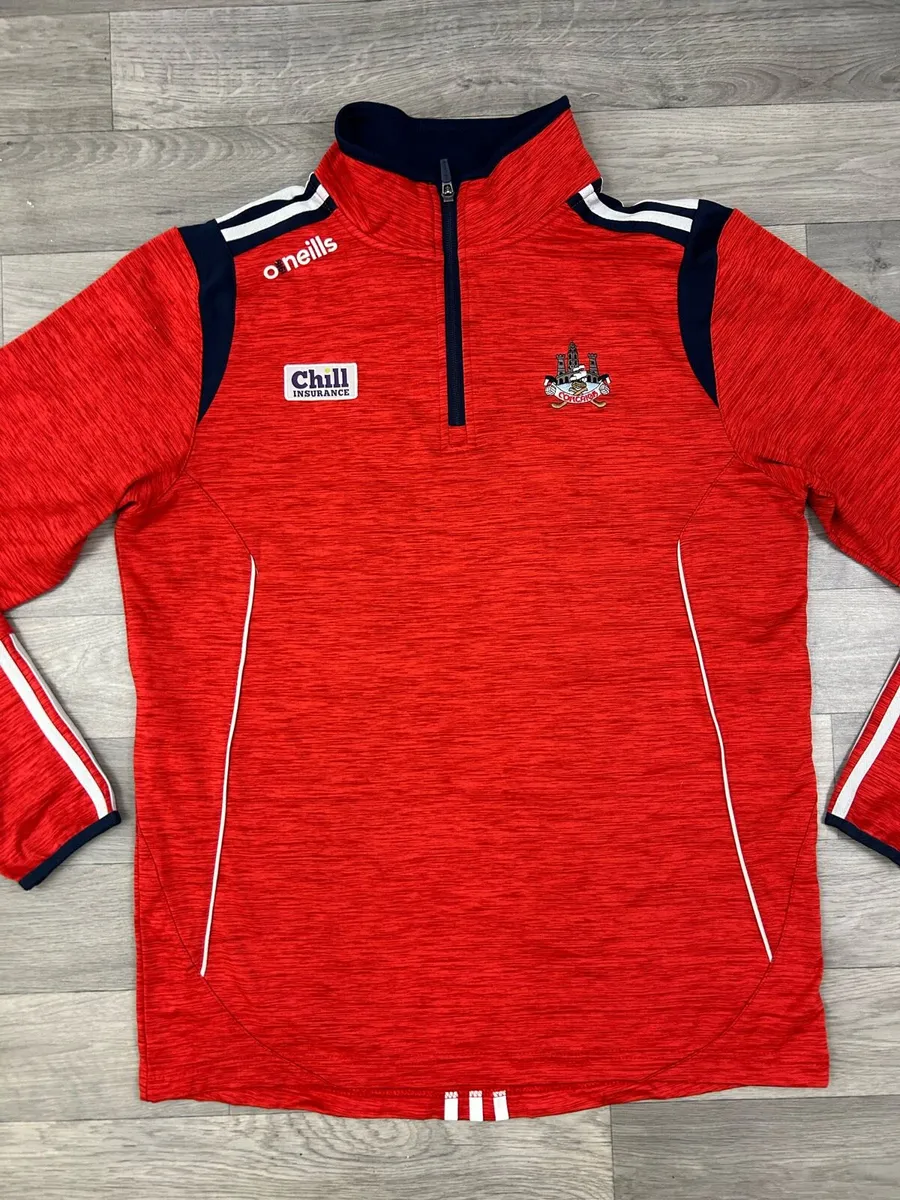 Oneills Cork GAA Half Zip Jumper Mens Large - Image 2