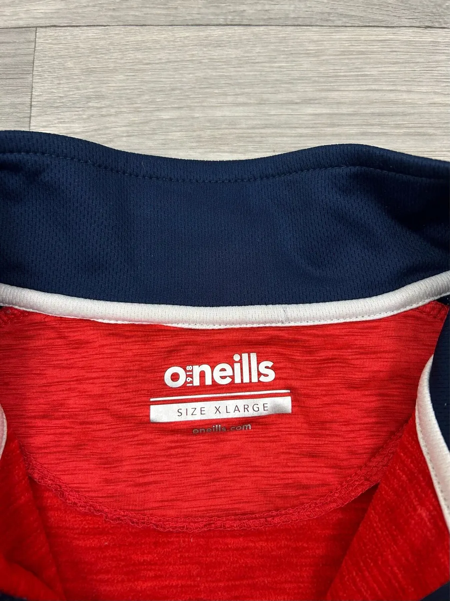 Oneills Cork GAA Half Zip Jumper Mens Large - Image 4