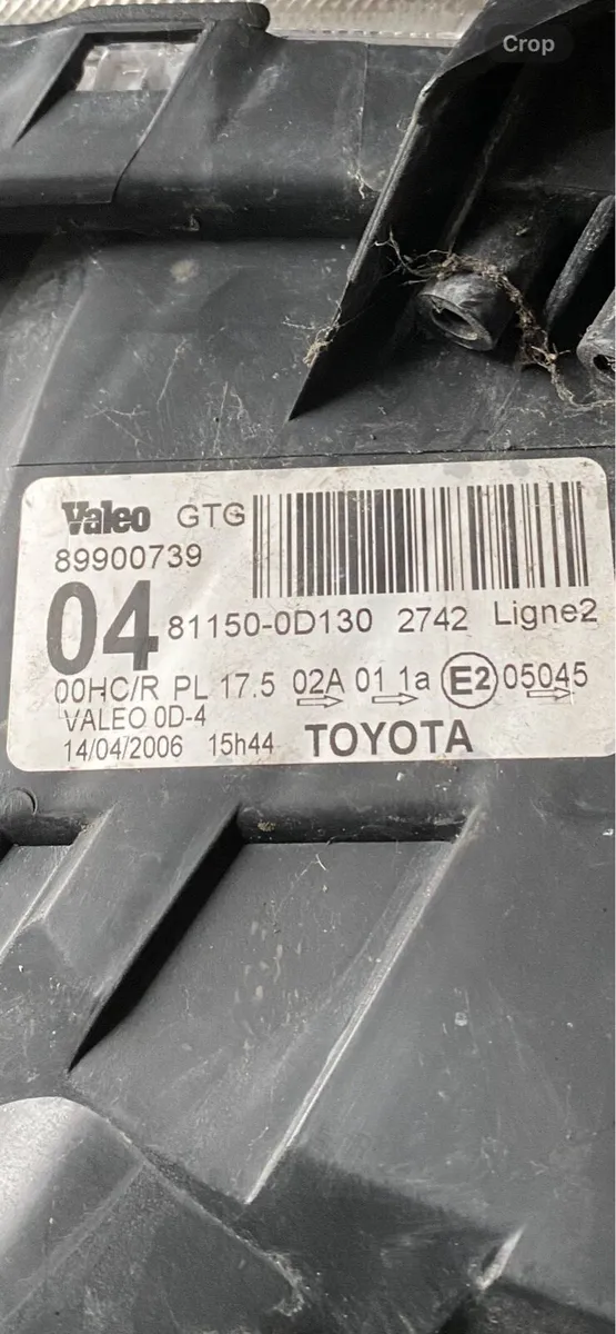 2006-2009 Toyota Yaris headlight right  left side - Image 4