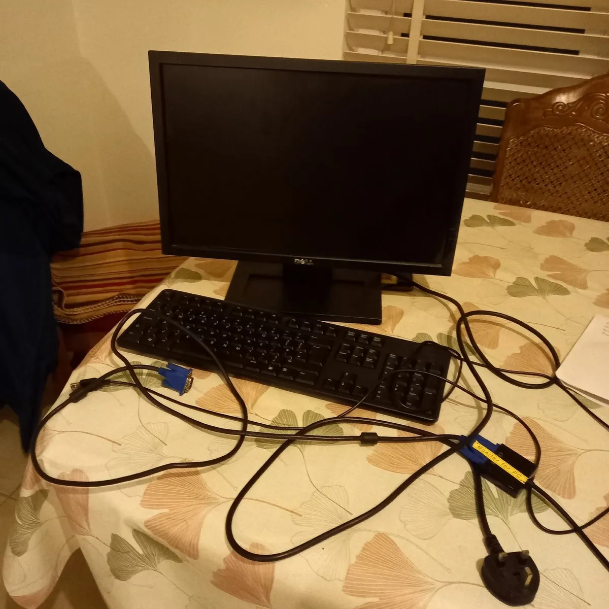 Dell monitor & Keyboard - Image 1