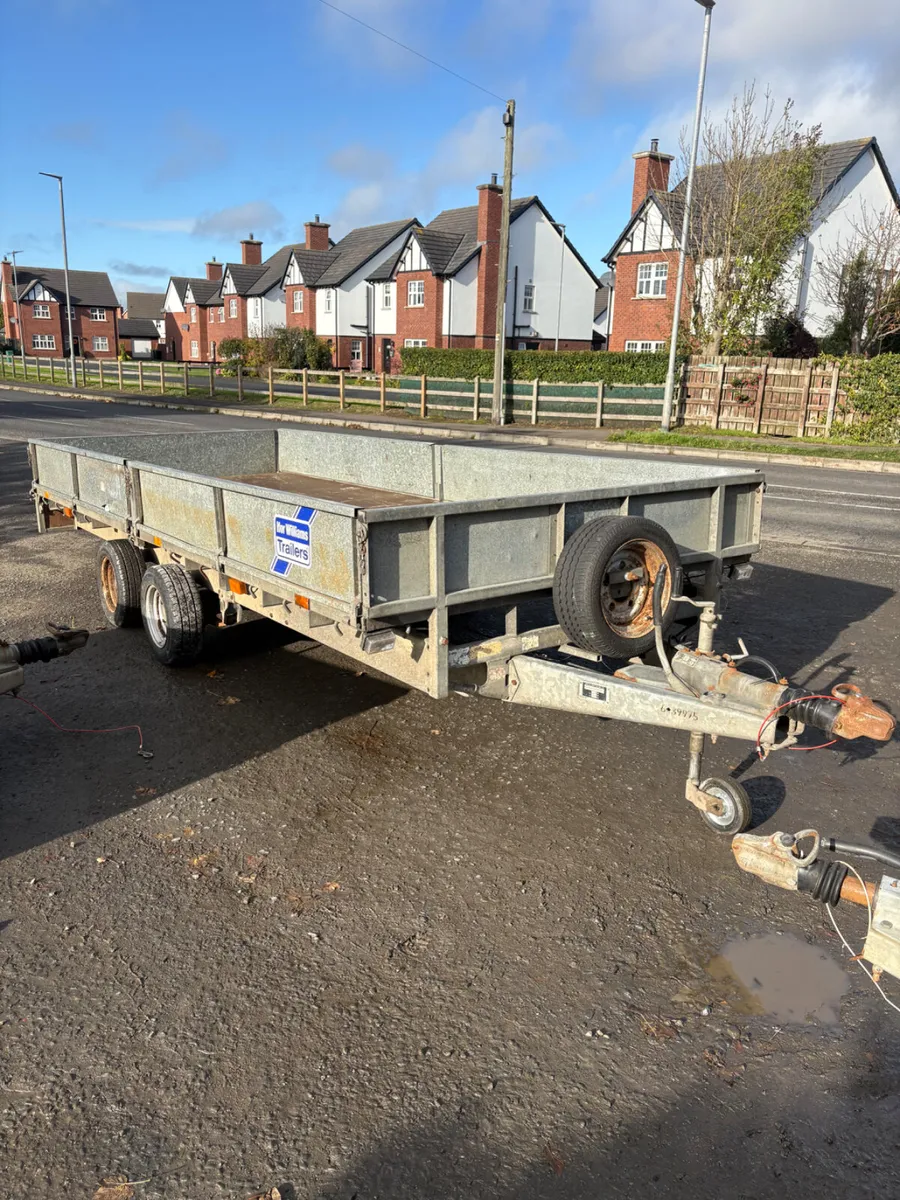 Ifor Williams 16x6 dropside trailer - Image 1