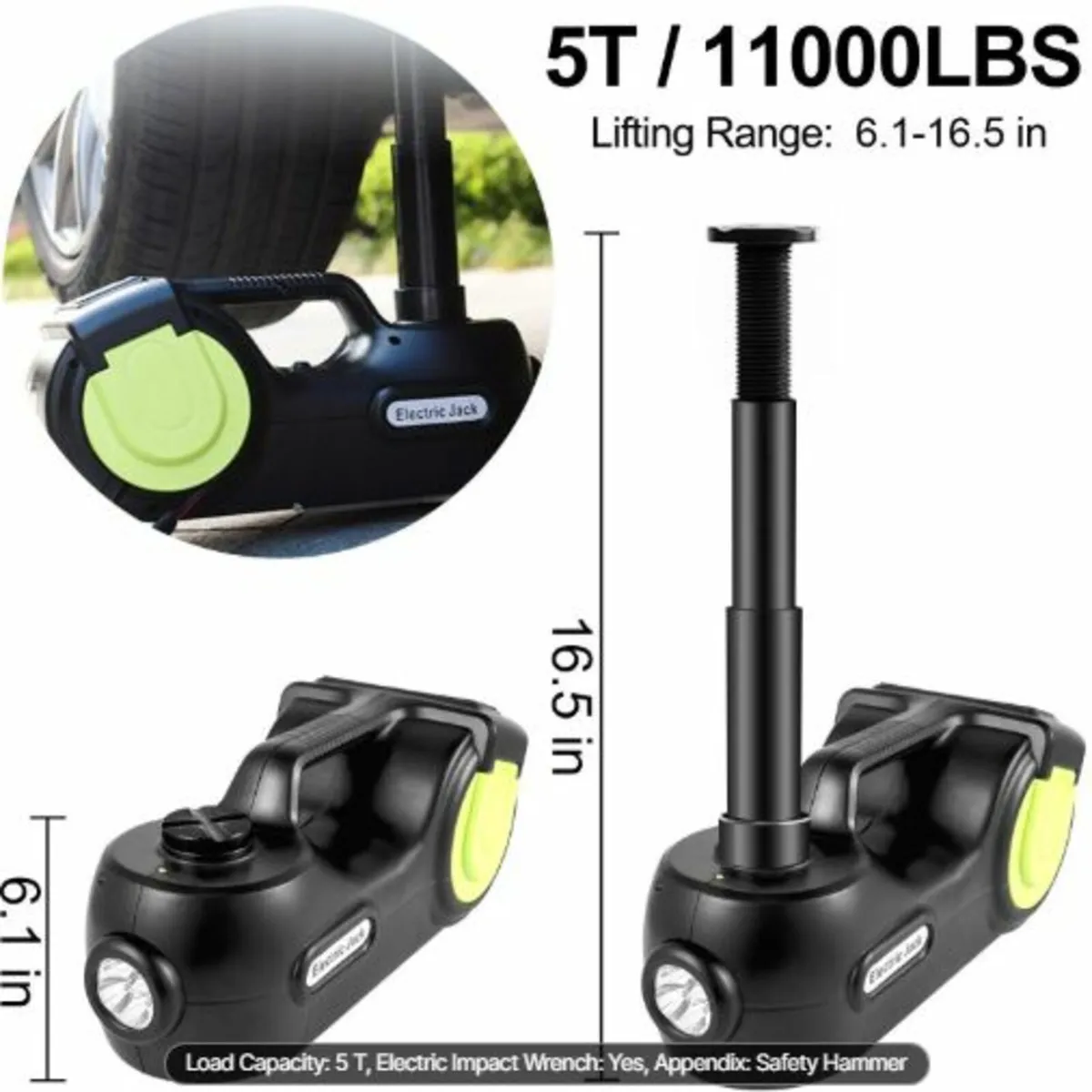 Electric Car Jack 5 Ton Car Jack Hydraulic, - Image 2