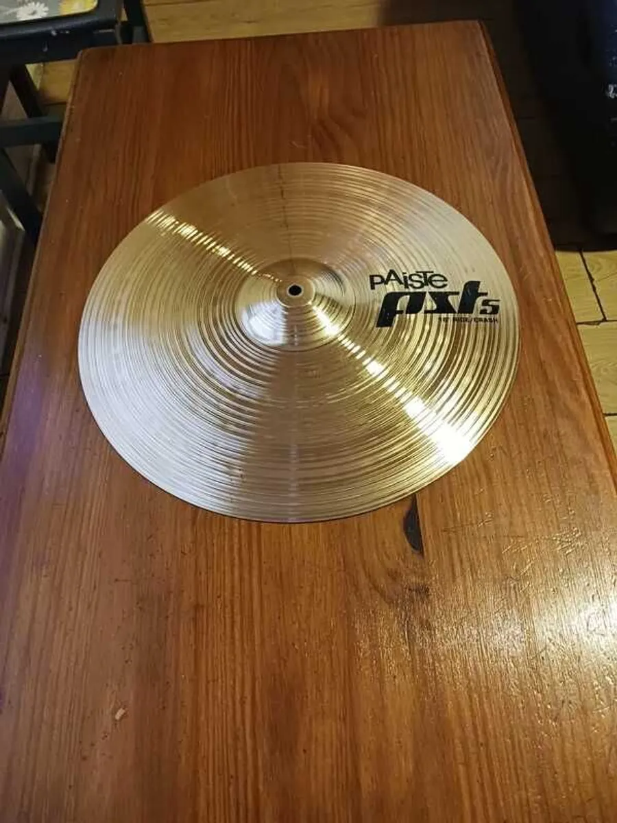 Paiste  18" PST5 ride /Crash cymbal for sale - Image 3