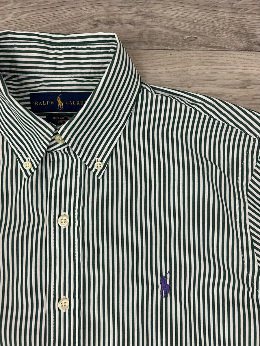 Polo Ralph Lauren Button Down Striped Shirt S/M - Image 3