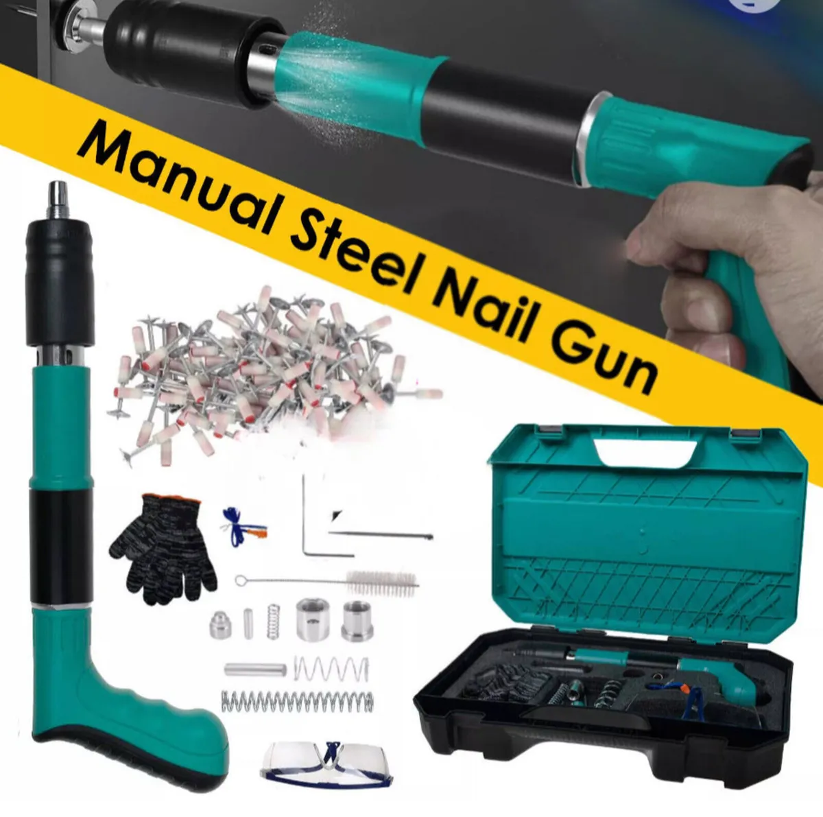 Mini Nail Gun Manual Air Nailer - Image 2