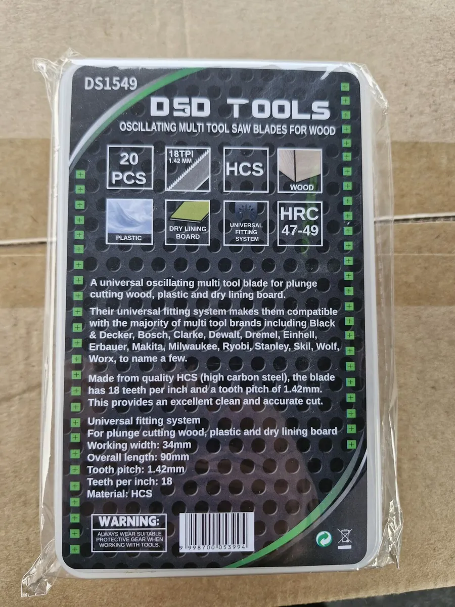 Multi tool blades pack