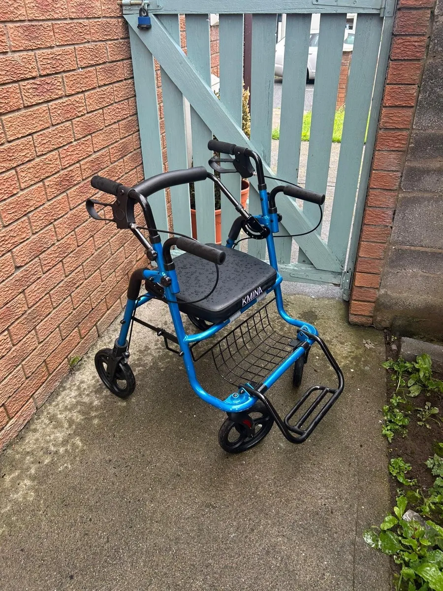 walker wheelchair rollator mobility aid - Image 2