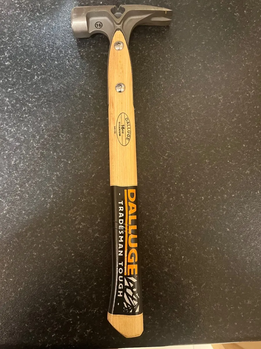 DALLUGE 16oz Titanium Hammer, Magnetic Nail Holder - Image 1