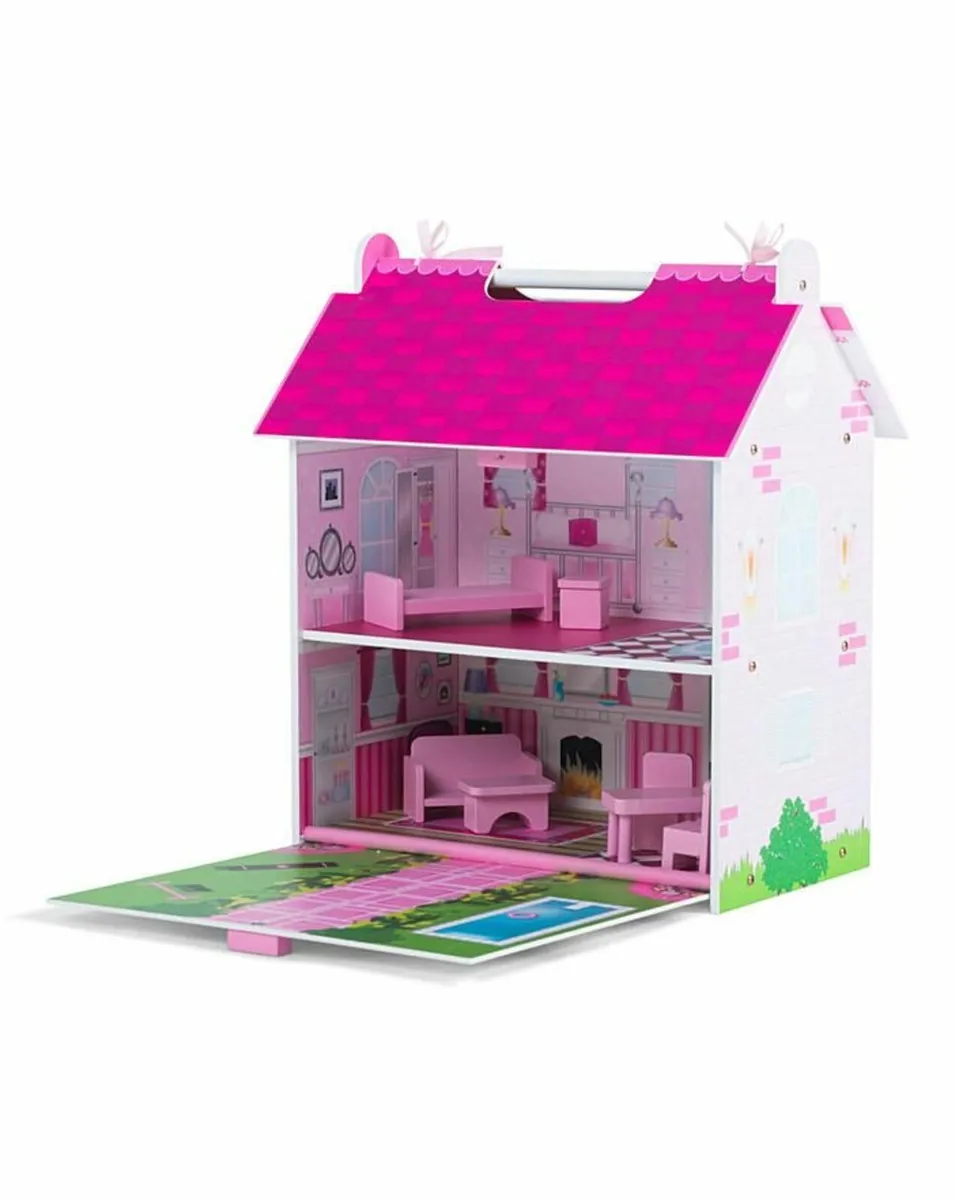 New - Plum wooden dolls house - Image 2