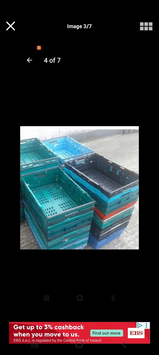 Storage stacking crates excellent quality  and con - Image 1