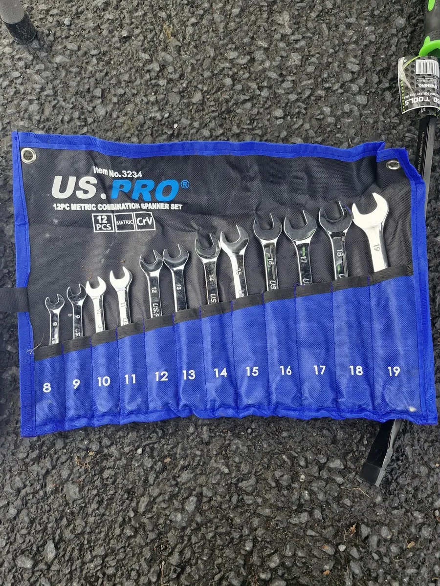 Combination spanner set