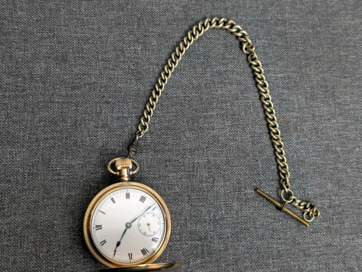 Star Dennison vintage SWISS pocket watch - Image 2