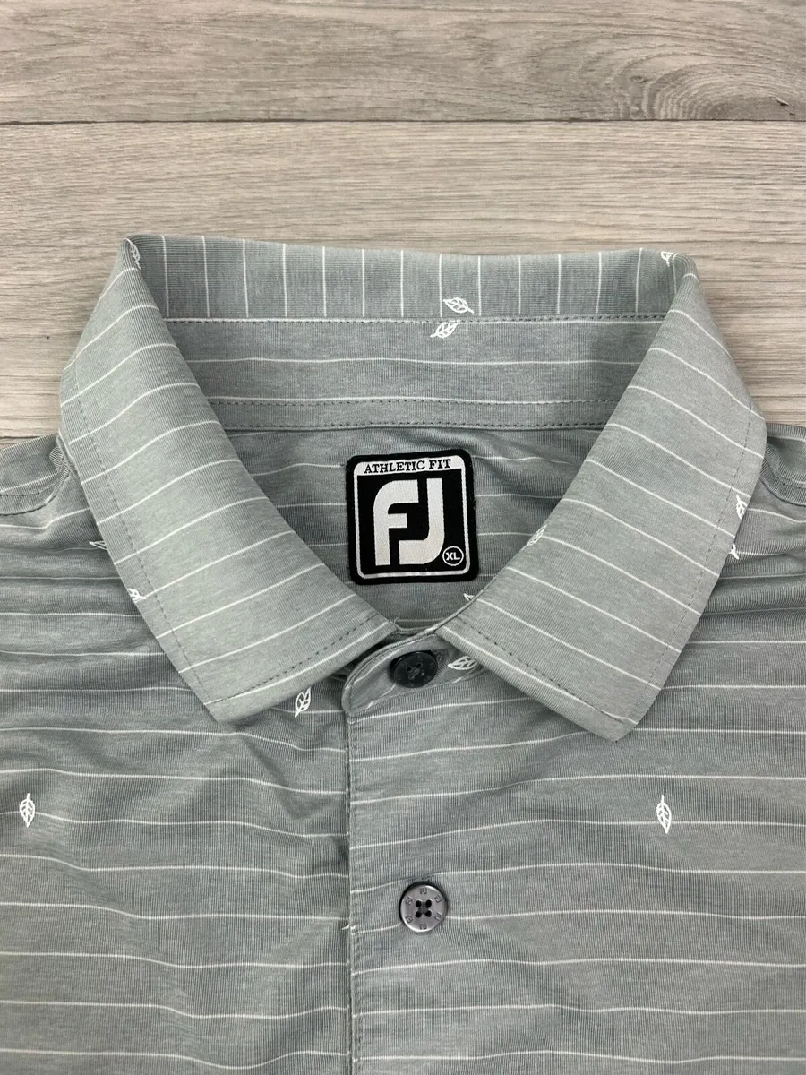 FootJoy Patterned Golf Polo Shirt Mens XL - Image 3