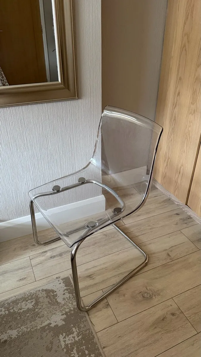 Clear Ikea chair - Image 1