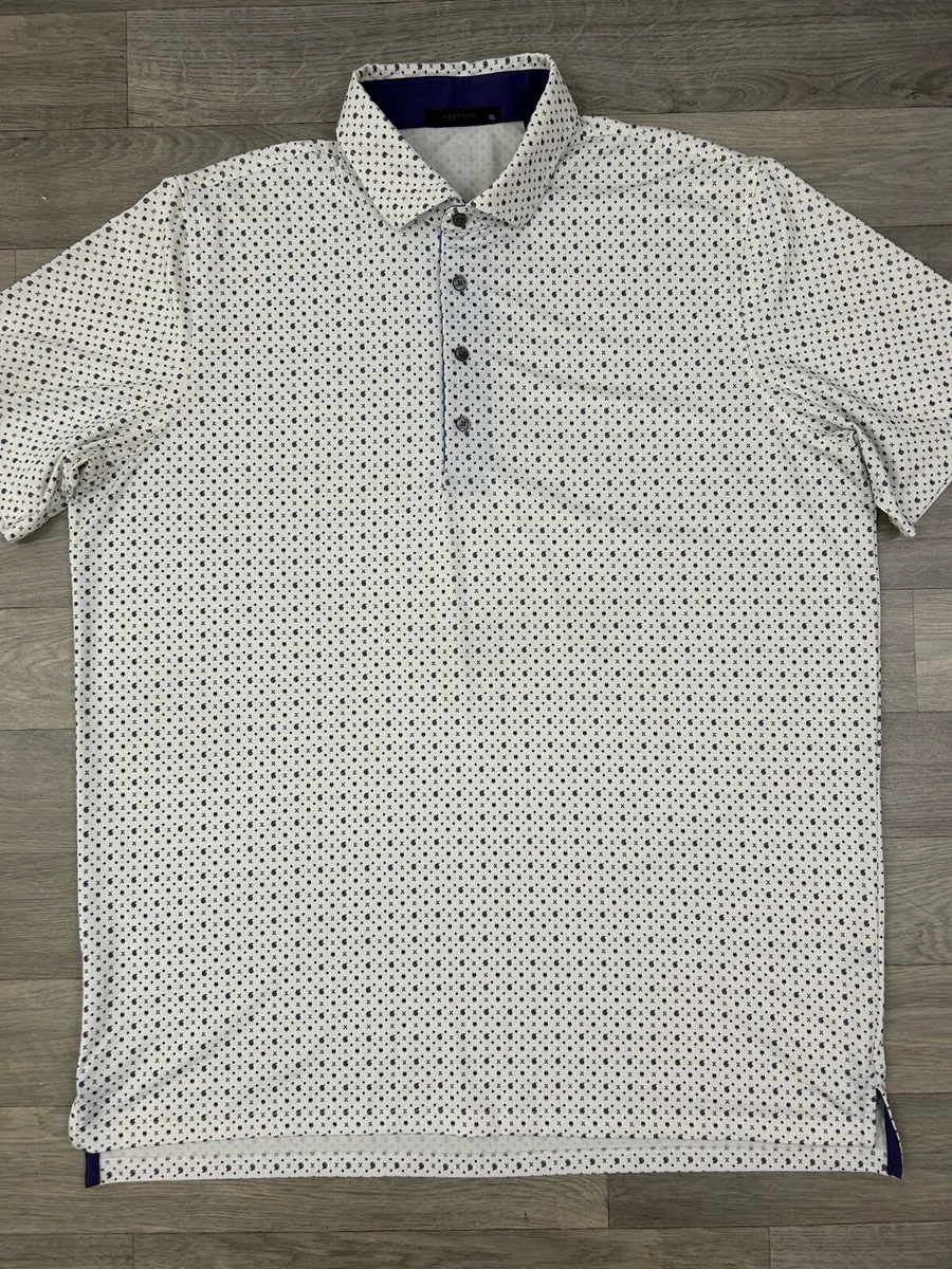 Greyson Patterned Golf Polo Shirt Mens XL/XXL - Image 2