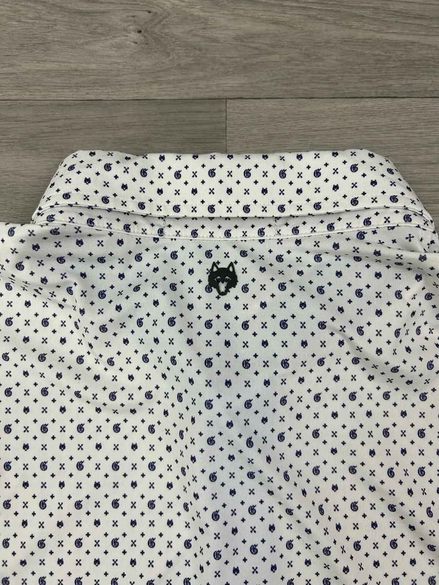 Greyson Patterned Golf Polo Shirt Mens XL/XXL - Image 4