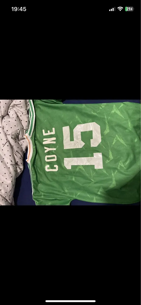 Player worn Retro Republic of Ireland shirt - Image 2