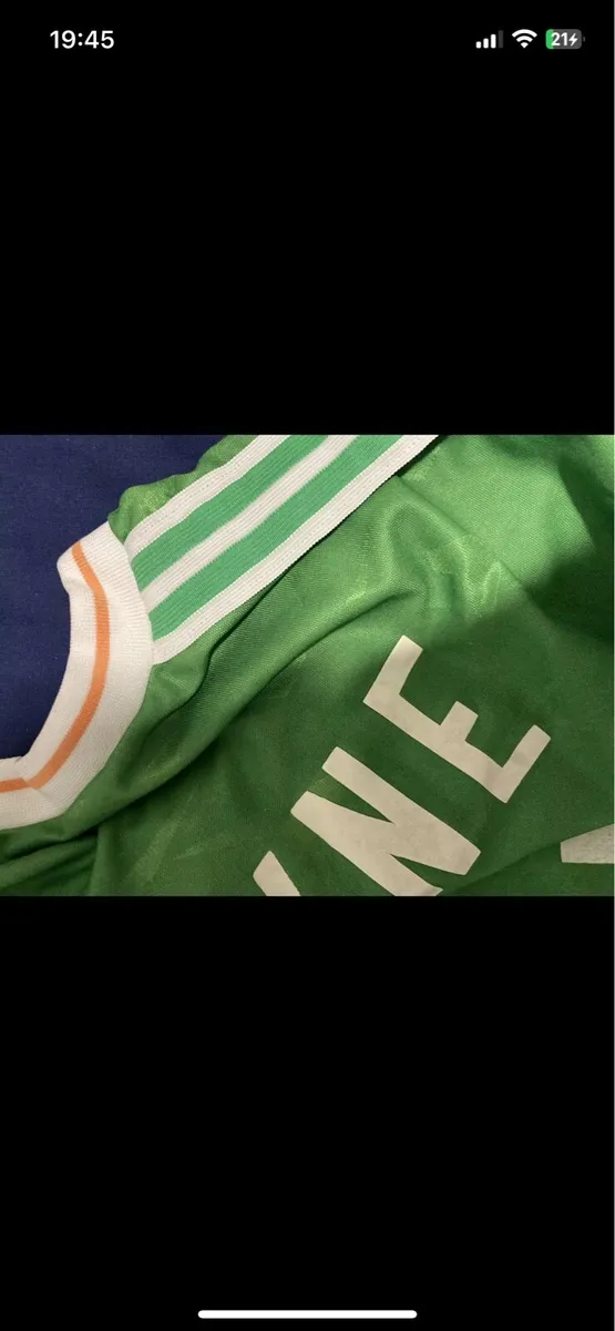 Player worn Retro Republic of Ireland shirt - Image 3