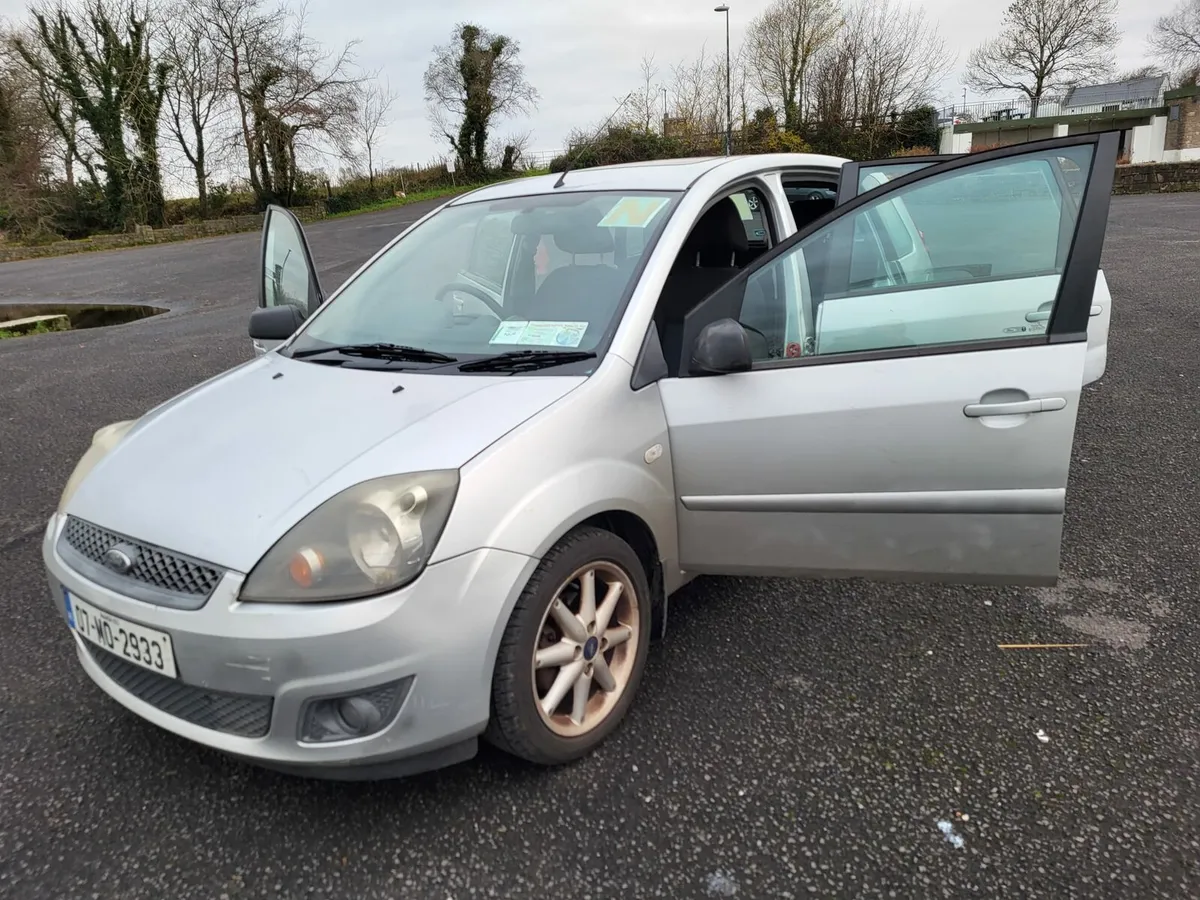 07 Ford Fiesta Hatchback Petrol Silver - Image 1