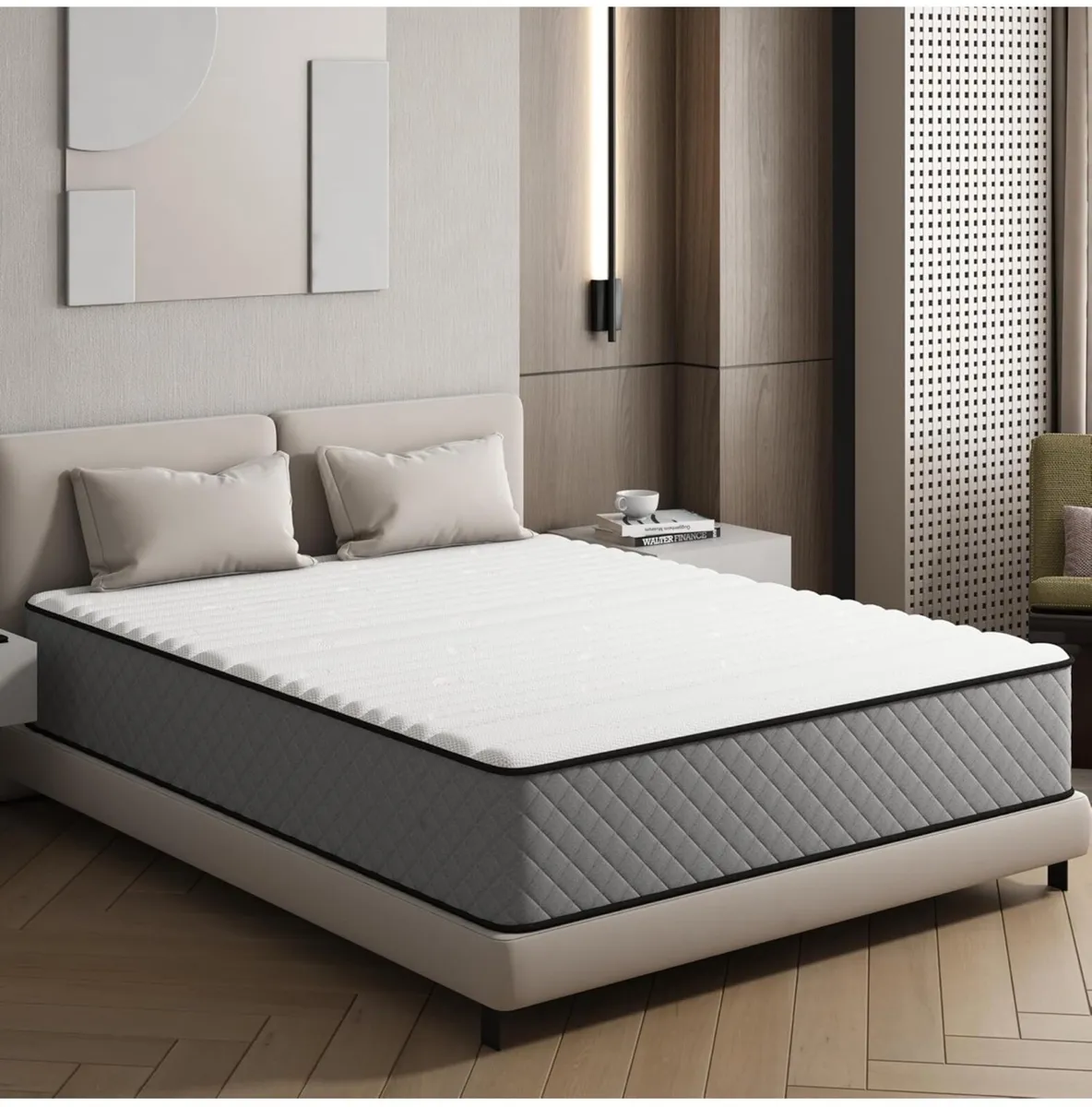 Single Mattress Hybrid Memory Foam Medium Firm Sin - Image 2
