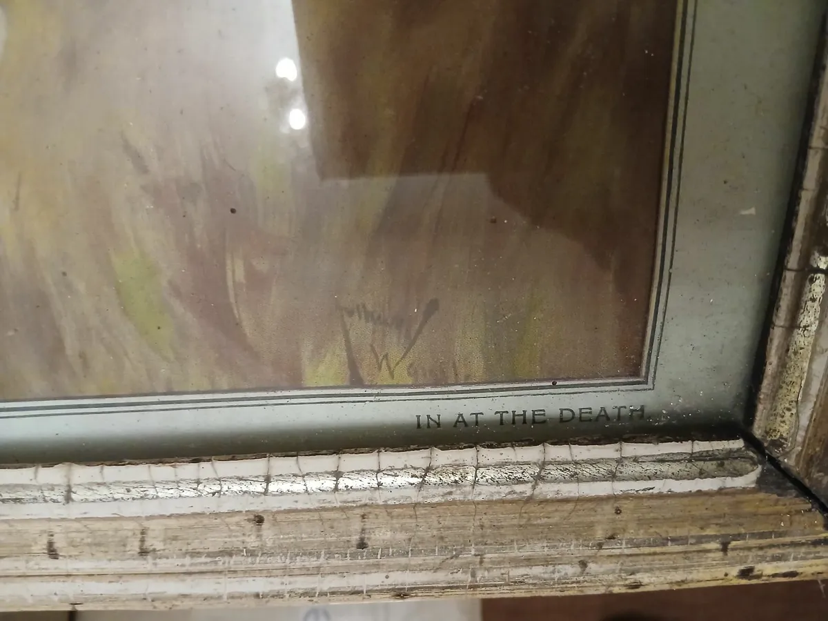 In at the death origional numbered print frim 1940 - Image 4