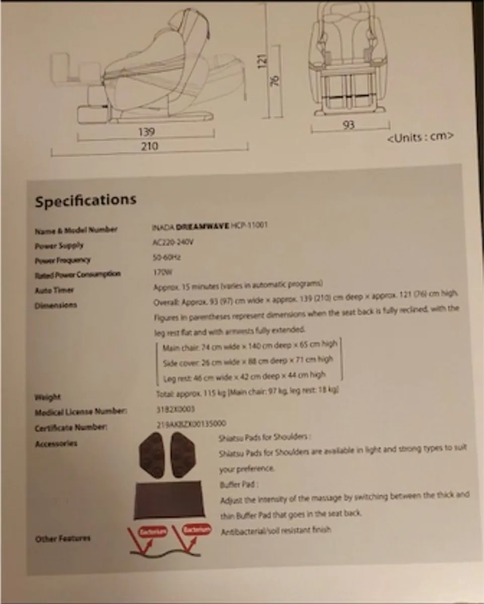 Massage Chair - Image 3