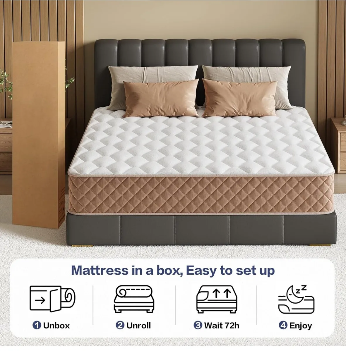 Single Mattress 3FT Memory Foam Mattress, 7 Zone P - Image 2