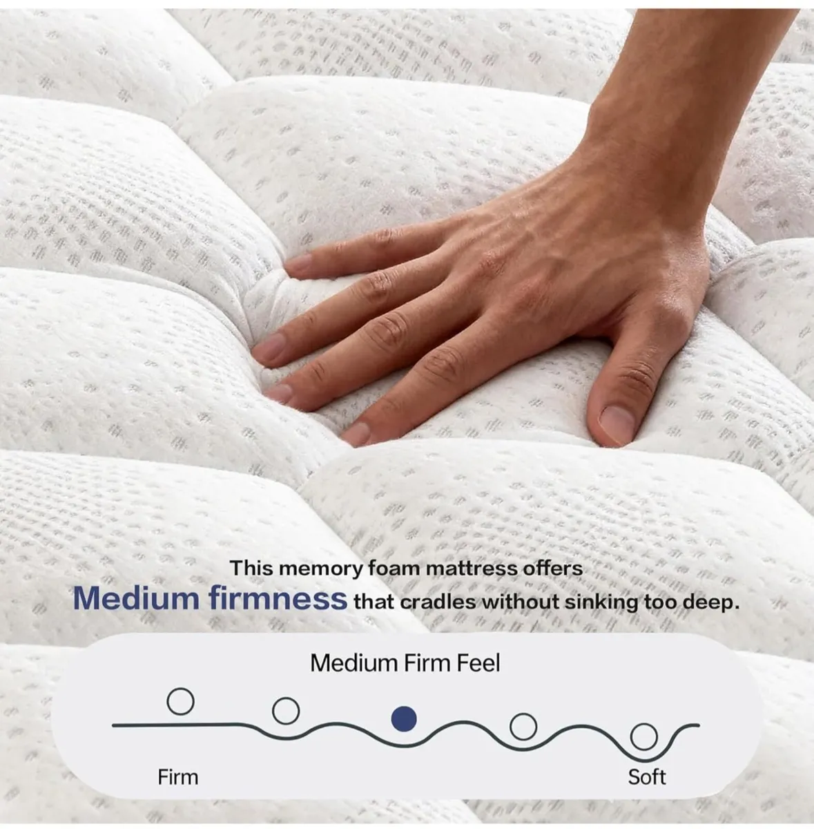 Single Mattress 3FT Memory Foam Mattress, 7 Zone P - Image 4