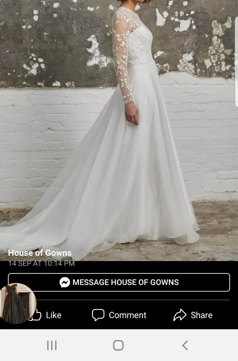 WINTER WEDDING DRESS FOR SALE - Image 4