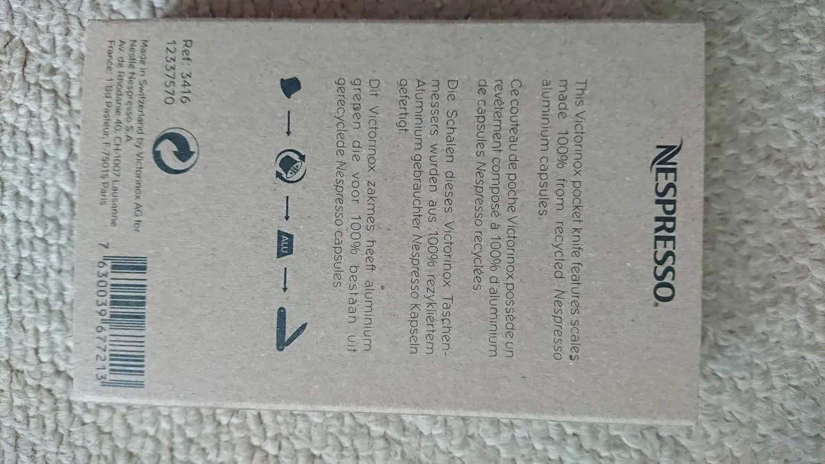 Victorinox Alox Pioneer Nespresso 2017 Knife - Image 3