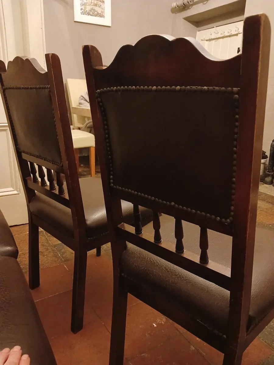 Set of 4 dining chairs - Image 4