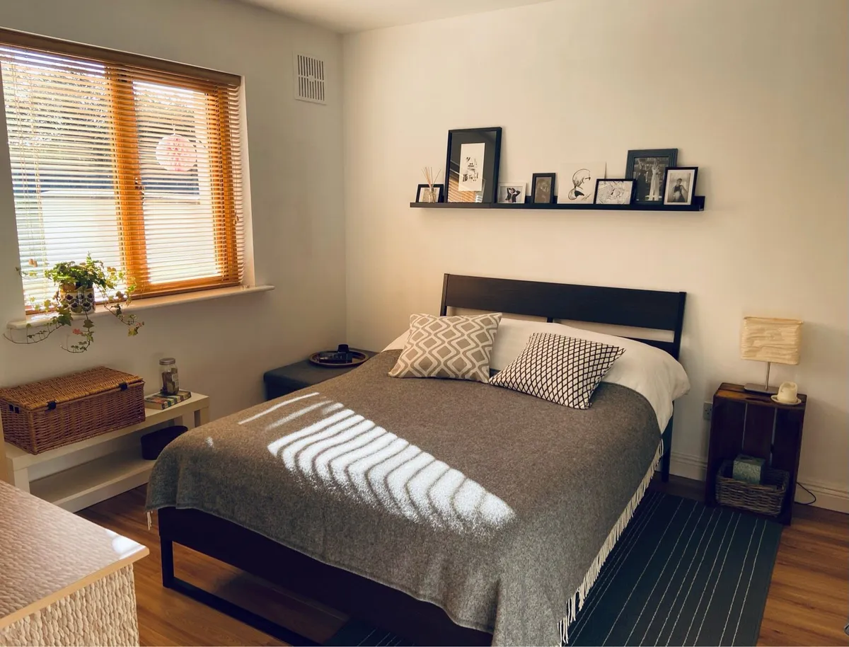 Double bed Ikea with a mattress - Image 2